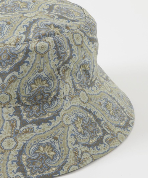 SENSE OF PLACE by URBAN RESEARCH（センスオブプレイスバイアーバンリサーチ）の「バティックバケットハット（ハット・メンズ・ネイビー/ライトベージュ・ONE）」の6枚目の写真