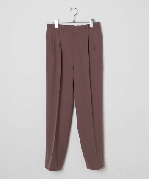 LUCY(ルーシー)の「LUCY/【セットアップ対応商品】STRETCH 2TACK TPD SLACKS(スラックス・メンズ・ブルー/ピンク/ベージュ系その他/ブラック・MEDIUM/LARGE)」の2枚目の写真