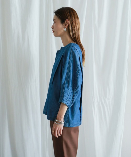 FIL DE FER（フィルデフェール）の「6.5ozデニム ボリューム袖