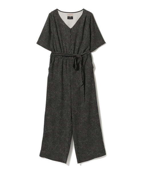 BEAMS LIGHTS（ビームスライツ）の「BEAMS LIGHTS / DEVEAUX 変形 DOT オールインワン（つなぎ/オールインワン・レディース・ブラック/イエロー・38/36）」の7枚目の写真