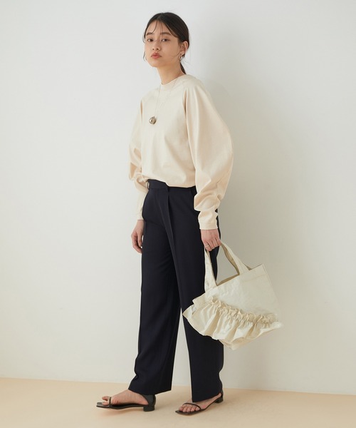 HELOYSE（エロイーズ）の「【HELOYSE】mercury utility bag S（トートバッグ・レディース・ブラック/ライトグレー・M）」の8枚目の写真