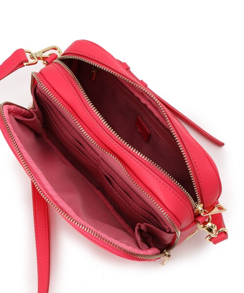 SOUP（スープ）の「◆キルティングミニショルダー（ショルダーバッグ・レディース・ブラック/ピンク系/ライトグリーン/アイボリー・00）」の8枚目の写真