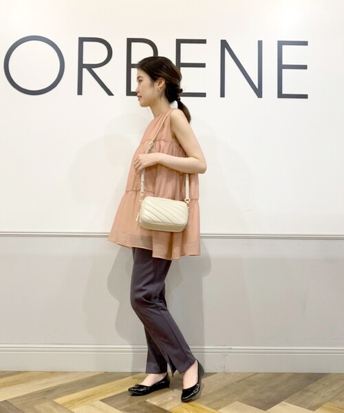 SOUP（スープ）の「◆キルティングミニショルダー（ショルダーバッグ・レディース・ブラック/ピンク系/ライトグリーン/アイボリー・00）」の11枚目の写真