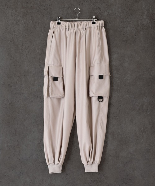 act'm（アクトム）の「ミリタリー ボリューム バルーンシルエット カーゴパンツ（カーゴパンツ・メンズ・ブラック/グレイッシュベージュ・S/M/L）」の12枚目の写真