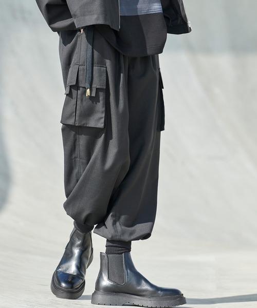 act'm（アクトム）の「ミリタリー ボリューム バルーンシルエット カーゴパンツ（カーゴパンツ・メンズ・ブラック/グレイッシュベージュ・S/M/L）」の20枚目の写真