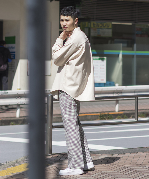 JOINT WORKS(ジョイントワークス)の「パジャマチェックフレアパンツ(その他パンツ・メンズ・レッド/グレー・MEDIUM/LARGE)」の12枚目の写真