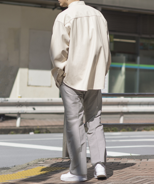 JOINT WORKS(ジョイントワークス)の「パジャマチェックフレアパンツ(その他パンツ・メンズ・レッド/グレー・MEDIUM/LARGE)」の13枚目の写真
