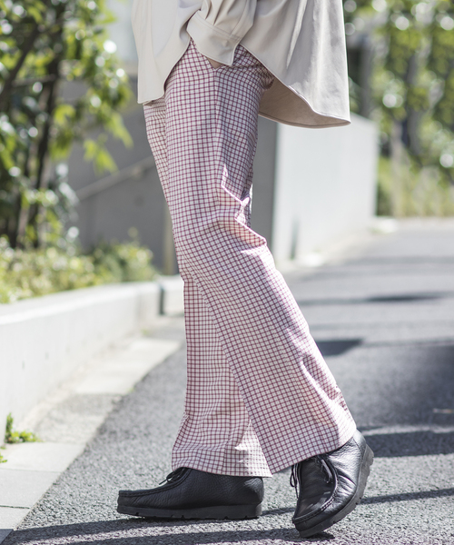JOINT WORKS(ジョイントワークス)の「パジャマチェックフレアパンツ(その他パンツ・メンズ・レッド/グレー・MEDIUM/LARGE)」の18枚目の写真