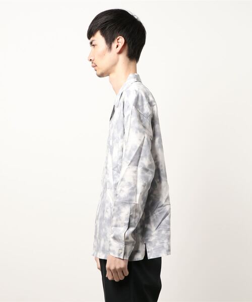 BACK NUMBER（バックナンバー）の「【BACK NUMBER】タイダイプリントシャツ（シャツ/ブラウス・メンズ・ベージュ/ライラック/ケリー・XL/M/L）」の5枚目の写真