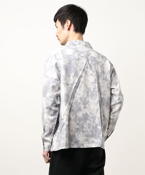 BACK NUMBER（バックナンバー）の「【BACK NUMBER】タイダイプリントシャツ（シャツ/ブラウス・メンズ・ベージュ/ライラック/ケリー・XL/M/L）」の4枚目の写真