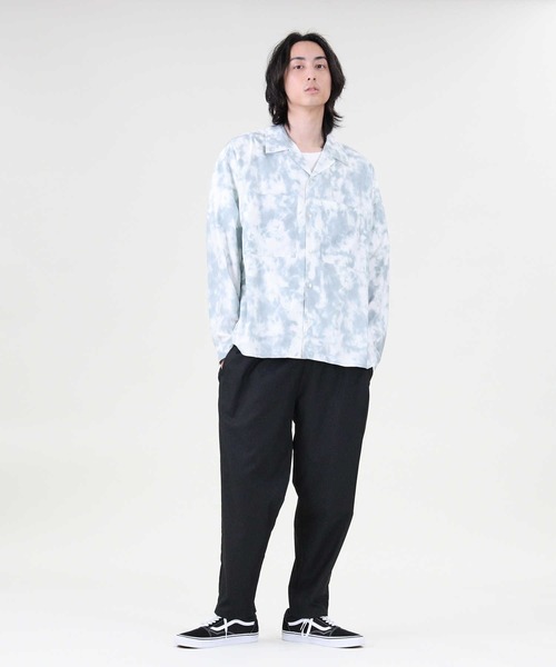 BACK NUMBER（バックナンバー）の「【BACK NUMBER】タイダイプリントシャツ（シャツ/ブラウス・メンズ・ベージュ/ライラック/ケリー・XL/M/L）」の9枚目の写真