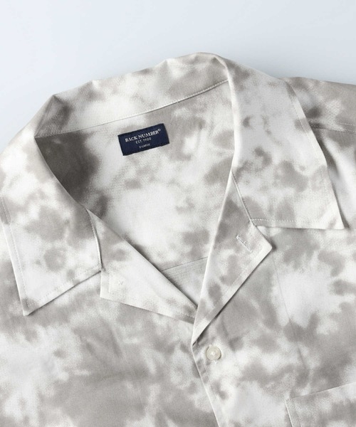BACK NUMBER（バックナンバー）の「【BACK NUMBER】タイダイプリントシャツ（シャツ/ブラウス・メンズ・ベージュ/ライラック/ケリー・XL/M/L）」の16枚目の写真
