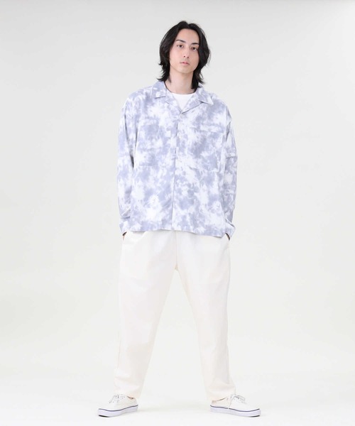 BACK NUMBER（バックナンバー）の「【BACK NUMBER】タイダイプリントシャツ（シャツ/ブラウス・メンズ・ベージュ/ライラック/ケリー・XL/M/L）」の13枚目の写真