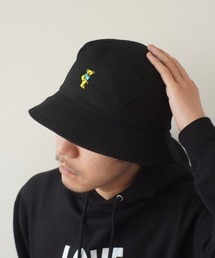【Gratefull Dead / グレートフルデッド】 ダンシングベアー刺繍バケットハット