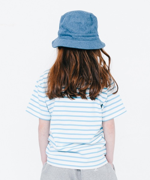 NAUTICA(ノーティカ)の「【NAUTICA/ノーティカ】マリンボーダーTシャツ(Tシャツ/カットソー・キッズ・ブラック/ブルー/杢グレー/レッド/ターコイズブルー/ネイビー・110cm/140cm/100cm/130cm/150cm/120cm)」の9枚目の写真