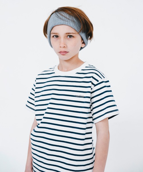 NAUTICA(ノーティカ)の「【NAUTICA/ノーティカ】マリンボーダーTシャツ(Tシャツ/カットソー・キッズ・ブラック/ブルー/杢グレー/レッド/ターコイズブルー/ネイビー・110cm/140cm/100cm/130cm/150cm/120cm)」の13枚目の写真