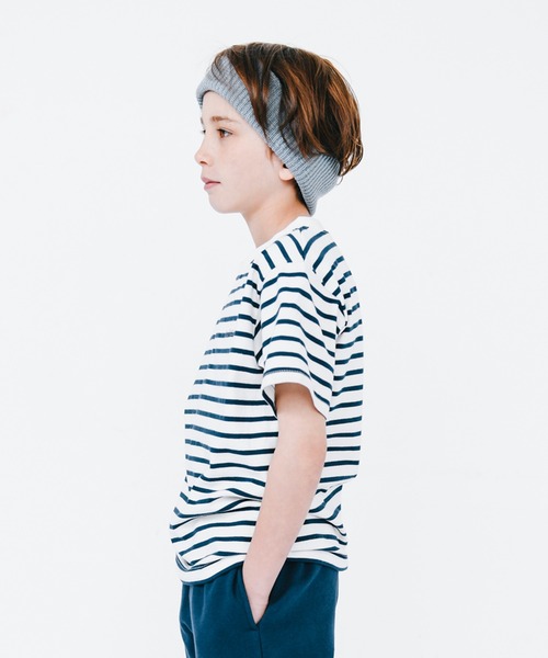 NAUTICA(ノーティカ)の「【NAUTICA/ノーティカ】マリンボーダーTシャツ(Tシャツ/カットソー・キッズ・ブラック/ブルー/杢グレー/レッド/ターコイズブルー/ネイビー・110cm/140cm/100cm/130cm/150cm/120cm)」の14枚目の写真