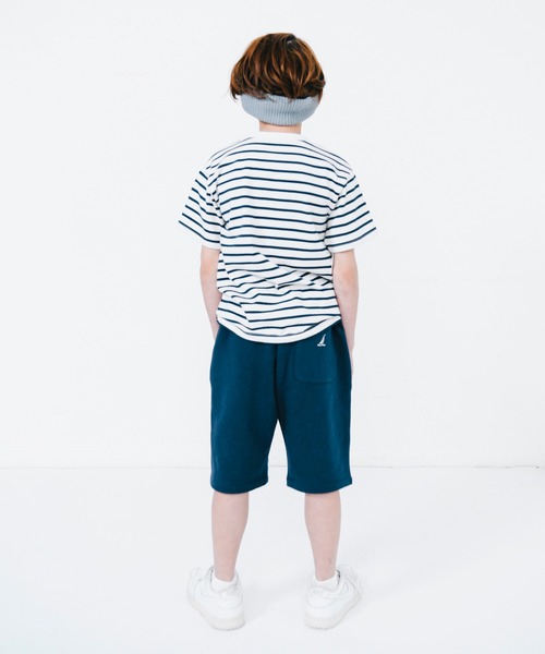 NAUTICA(ノーティカ)の「【NAUTICA/ノーティカ】マリンボーダーTシャツ(Tシャツ/カットソー・キッズ・ブラック/ブルー/杢グレー/レッド/ターコイズブルー/ネイビー・110cm/140cm/100cm/130cm/150cm/120cm)」の19枚目の写真