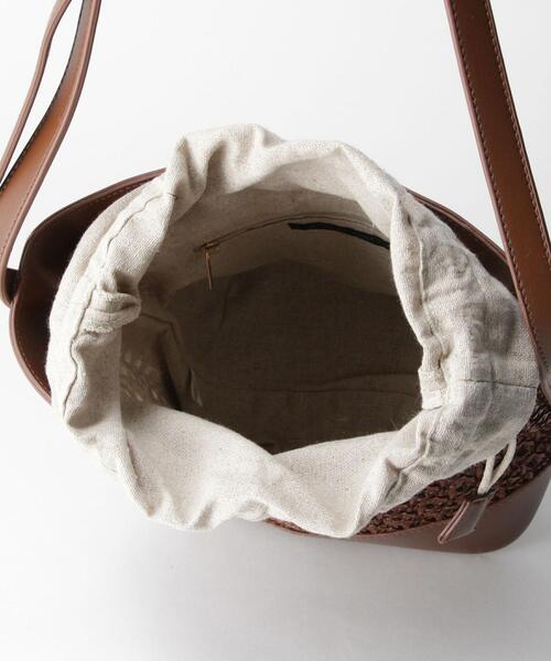 closet story（クローゼットストーリー）の「＜closet story＞ FL メッシュ バケツ ショルダーバッグ（ショルダーバッグ・レディース・ブラック/ブラウン・FREE）」の5枚目の写真