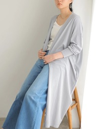 ハイゲージニュアンスロングカーディガン