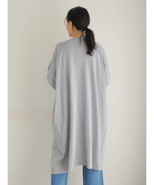 AMERICAN HOLIC（アメリカンホリック）の「ハイゲージニュアンスロングカーディガン（カーディガン/ボレロ・レディース・チャコールグレー/ライトグレー/サックスブルー/モカ・FREE）」の10枚目の写真