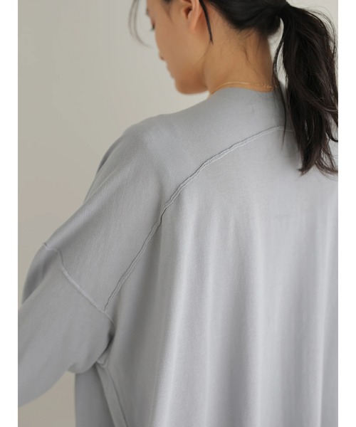 AMERICAN HOLIC（アメリカンホリック）の「ハイゲージニュアンスロングカーディガン（カーディガン/ボレロ・レディース・チャコールグレー/ライトグレー/サックスブルー/モカ・FREE）」の5枚目の写真