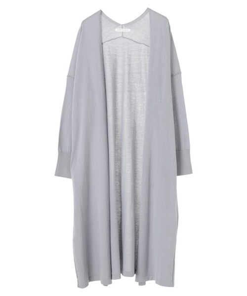 AMERICAN HOLIC（アメリカンホリック）の「ハイゲージニュアンスロングカーディガン（カーディガン/ボレロ・レディース・チャコールグレー/ライトグレー/サックスブルー/モカ・FREE）」の7枚目の写真