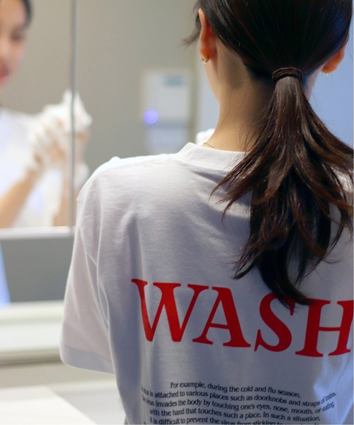 JOURNAL STANDARD relume（ジャーナルスタンダード　レリューム）の「【NIKS／ニックス】フロントプリントロゴ Tシャツ（Tシャツ/カットソー・メンズ・イエロー/レッド/ブルー/ネイビー・MEDIUM/X-LARGE/LARGE）」の14枚目の写真