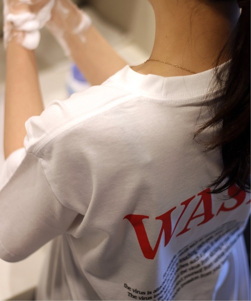 JOURNAL STANDARD relume（ジャーナルスタンダード　レリューム）の「【NIKS／ニックス】フロントプリントロゴ Tシャツ（Tシャツ/カットソー・メンズ・イエロー/レッド/ブルー/ネイビー・MEDIUM/X-LARGE/LARGE）」の17枚目の写真