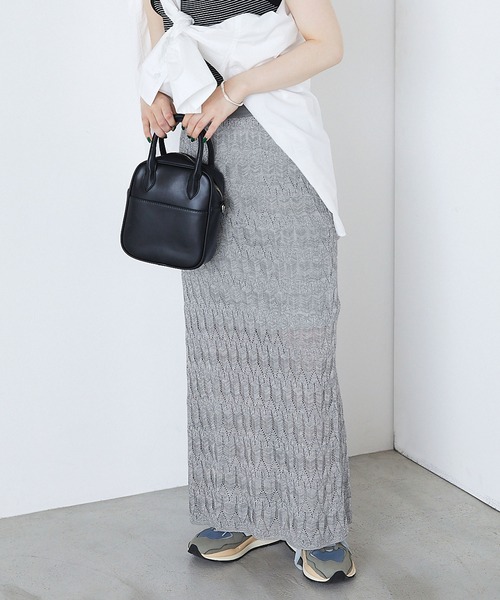 forksy.】透かし編みサマーニットスカート forksy.│MONO-MART