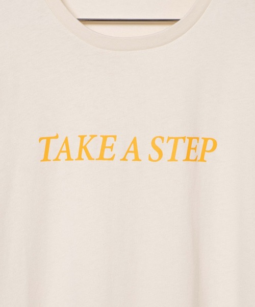 WEGO（ウィゴー）の「WEGO/ロゴプリントTシャツ（Tシャツ/カットソー・レディース・サックスブルー/アイボリー・SMALL/MEDIUM/LARGE/X-LARGE）」の10枚目の写真