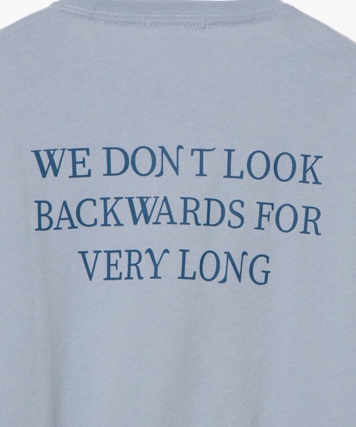 WEGO（ウィゴー）の「WEGO/ロゴプリントTシャツ（Tシャツ/カットソー・レディース・サックスブルー/アイボリー・SMALL/MEDIUM/LARGE/X-LARGE）」の6枚目の写真