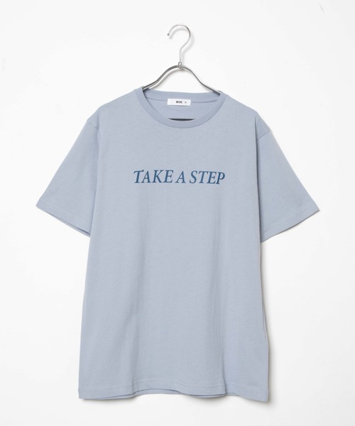 WEGO（ウィゴー）の「WEGO/ロゴプリントTシャツ（Tシャツ/カットソー・レディース・サックスブルー/アイボリー・SMALL/MEDIUM/LARGE/X-LARGE）」の21枚目の写真