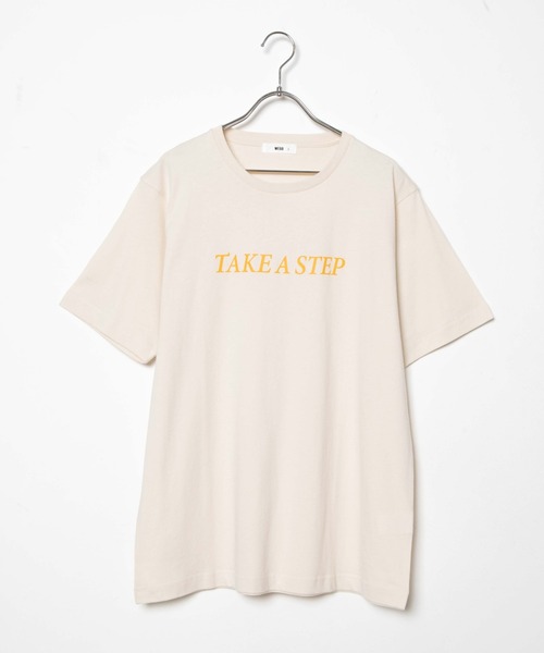 WEGO（ウィゴー）の「WEGO/ロゴプリントTシャツ（Tシャツ/カットソー・レディース・サックスブルー/アイボリー・SMALL/MEDIUM/LARGE/X-LARGE）」の22枚目の写真