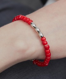 AIVER | AIVER　ホワイトハートビーズブレスレット　MADE IN JAPAN(ブレスレット)