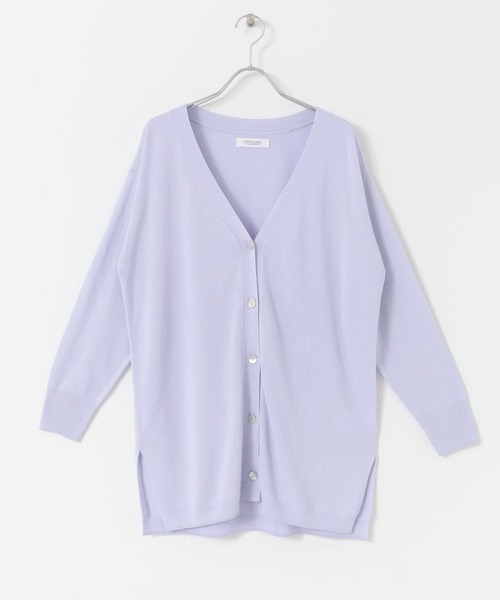 URBAN RESEARCH Sonny Label（アーバンリサーチサニーレーベル）の「クールミストミディ丈カーディガン（カーディガン/ボレロ・レディース・ライトグレー/ベージュ/ブラック/ブルー系その他・FREE）」の22枚目の写真