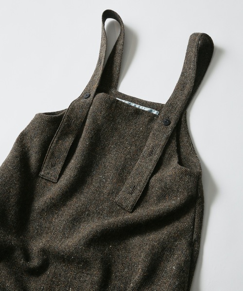 Dulcamara（ドゥルカマラ）の「ブリティッシュWフレームヘムOP - BRITISH WOOL-（ワンピース・レディース・カーキ/グレイッシュベージュ/ブラウン系その他・FREE）」の7枚目の写真