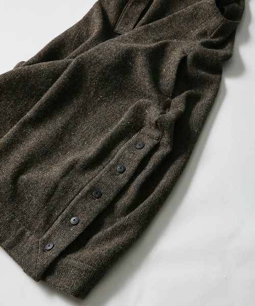 Dulcamara（ドゥルカマラ）の「ブリティッシュWフレームヘムOP - BRITISH WOOL-（ワンピース・レディース・カーキ/グレイッシュベージュ/ブラウン系その他・FREE）」の8枚目の写真