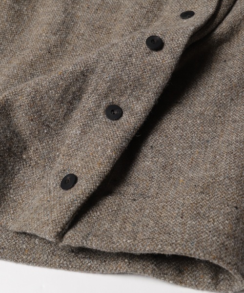 Dulcamara（ドゥルカマラ）の「ブリティッシュWフレームヘムOP - BRITISH WOOL-（ワンピース・レディース・カーキ/グレイッシュベージュ/ブラウン系その他・FREE）」の11枚目の写真