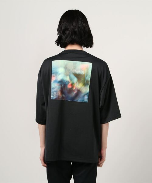 WEGO（ウィゴー）の「WEGO/グラフィックアートビッグシルエット5分袖Tシャツ（Tシャツ/カットソー・メンズ・スミクロ/グレー/ホワイト系その他/ホワイト・LARGE/MEDIUM）」の15枚目の写真