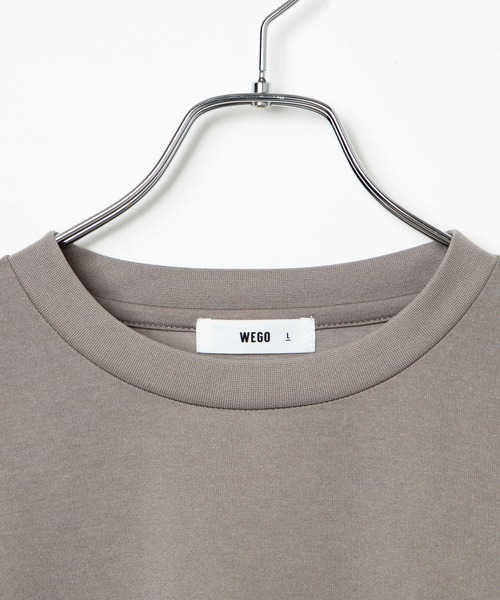 WEGO（ウィゴー）の「WEGO/グラフィックアートビッグシルエット5分袖Tシャツ（Tシャツ/カットソー・メンズ・スミクロ/グレー/ホワイト系その他/ホワイト・LARGE/MEDIUM）」の7枚目の写真