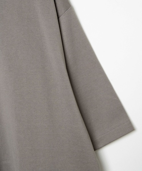 WEGO（ウィゴー）の「WEGO/グラフィックアートビッグシルエット5分袖Tシャツ（Tシャツ/カットソー・メンズ・スミクロ/グレー/ホワイト系その他/ホワイト・LARGE/MEDIUM）」の8枚目の写真