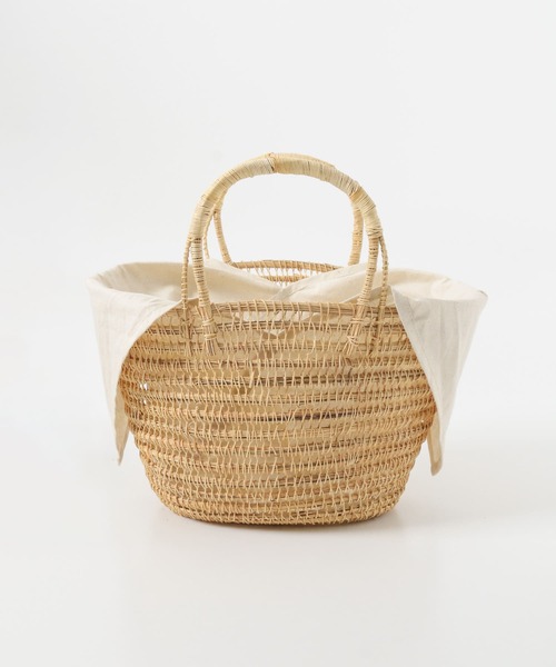 F by ROSSO(エフバイロッソ)の「F by ROSSO インナーバッグ付きかごバッグ(かごバッグ・レディース・ナチュラル/ブラック・-)」の10枚目の写真