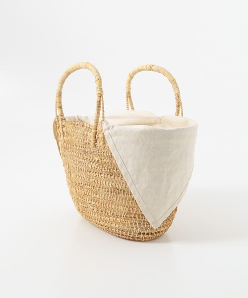 F by ROSSO(エフバイロッソ)の「F by ROSSO インナーバッグ付きかごバッグ(かごバッグ・レディース・ナチュラル/ブラック・-)」の11枚目の写真