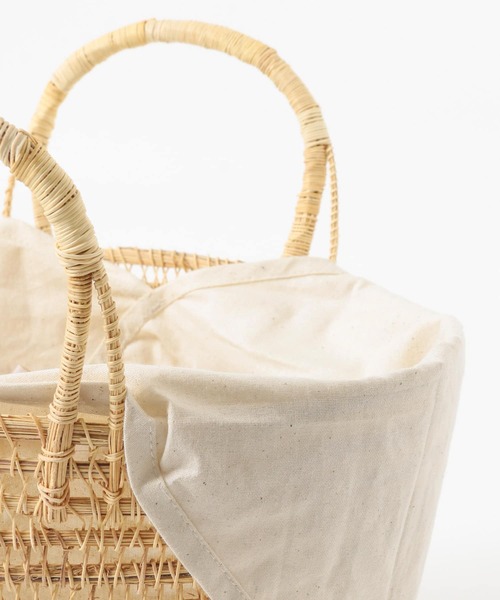 F by ROSSO(エフバイロッソ)の「F by ROSSO インナーバッグ付きかごバッグ(かごバッグ・レディース・ナチュラル/ブラック・-)」の15枚目の写真