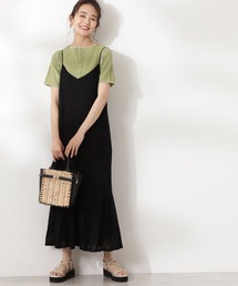 N.（N. Natural Beauty Basic） | レースマーメイドキャミワンピース(ワンピース)