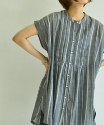 Auntie Rosa Holiday | ピンタックフレンチスリーブチュニック(チュニック)