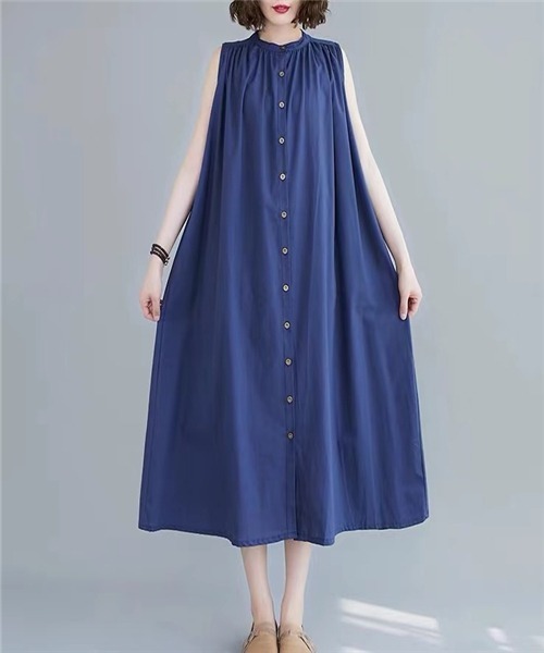 コットンノースリーブシャツワンピース ワンピース Free セール Stylists フリー ワンピース スタイリスト のファッション Free