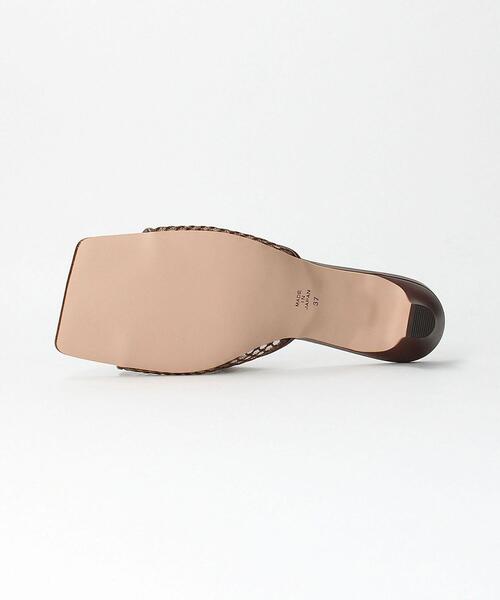 I'Adonis（アドニス）の「＜ I’Adonis＞フィッシュネットサンダル ◆（サンダル・レディース・ライトグレー/ダークブラウン・36/37/36h/37h）」の4枚目の写真