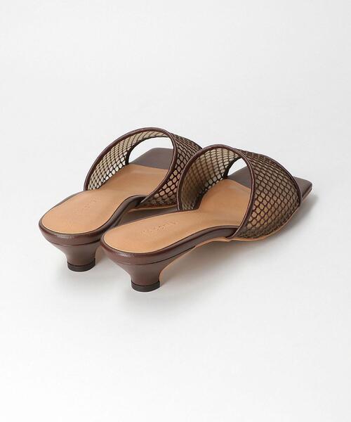 I'Adonis（アドニス）の「＜ I’Adonis＞フィッシュネットサンダル ◆（サンダル・レディース・ライトグレー/ダークブラウン・36/37/36h/37h）」の5枚目の写真